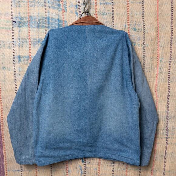 Upcycled carhartt chore jacket reconstructed - Picture 2 of 6